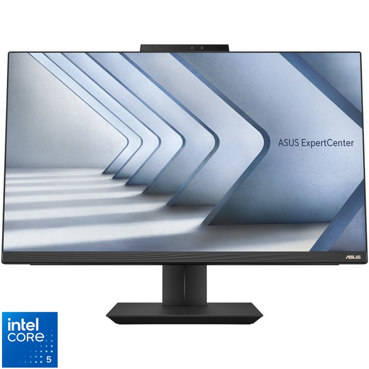 Asus ExpertCenter E5702WVARK All-In-One számítógép Intel® Core™ 5 120U processzorral 5,0 GHz-ig, 27 hüvelykes Full HD, 16GB DDR5, 512GB SSD M.2 NVMe™ PCIe® 4.0, Intel® Graphics, OS nélkül, fekete