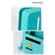 Suport pentru Consola Nintendo Switch Lite, Silicon, Portocaliu, 220x180x55mm