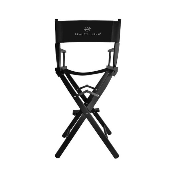 Beautylushh Összecsukható kozmetikai szék - Fekete