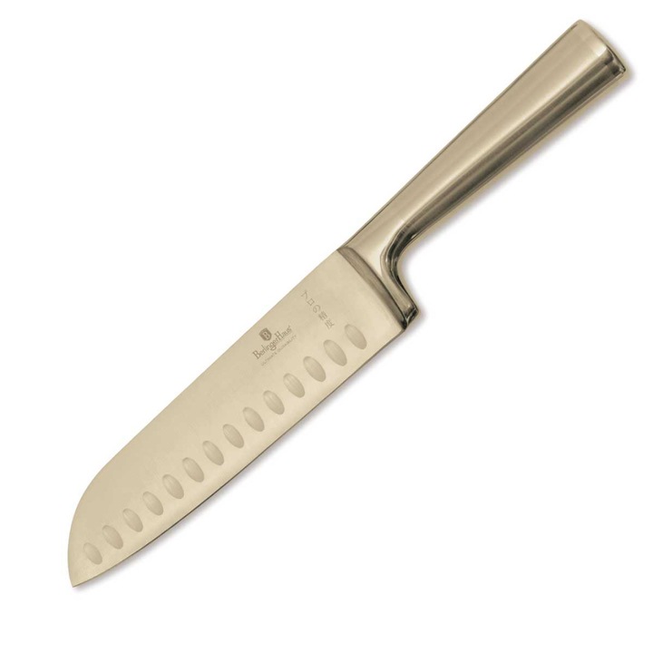 Cutit Santoku, Berlinger Haus, inox, 17.5 cm, auriu