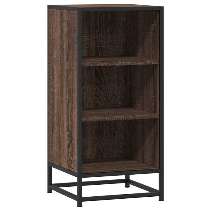 VidaXL barna tölgy színű szerelt fa tálalószekrény 35,5 x 35 x 76 cm 848953