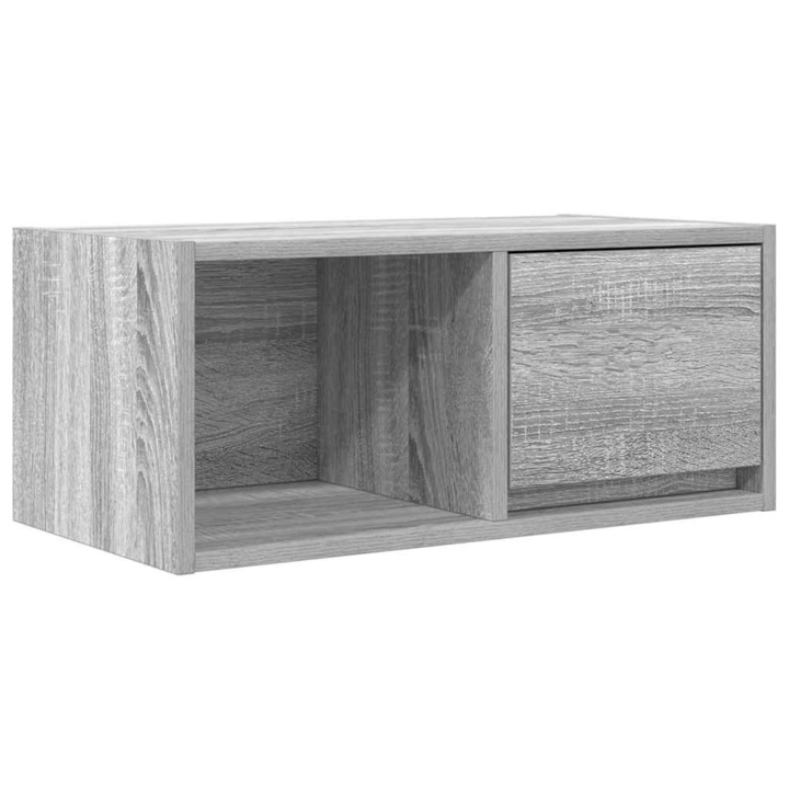 vidaXL szürke sonoma színű szerelt fa TV-szekrény 60x31x25,5 cm 8.3 kg