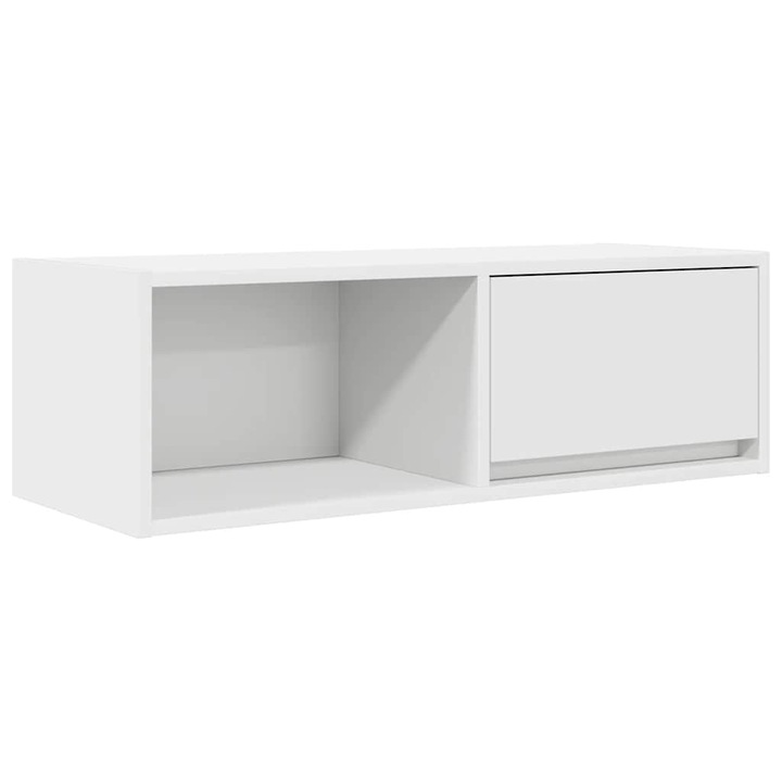 vidaXL fehér szerelt fa TV-szekrény 80x31x25,5 cm 10.55 kg