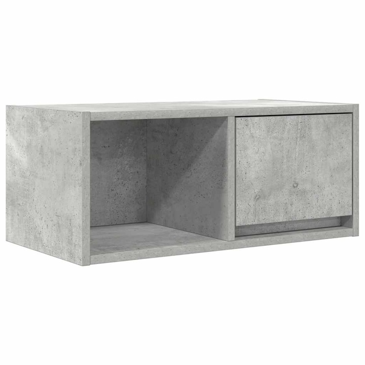vidaXL betonszürke szerelt fa TV-szekrény 60x31x25,5 cm 8.35 kg