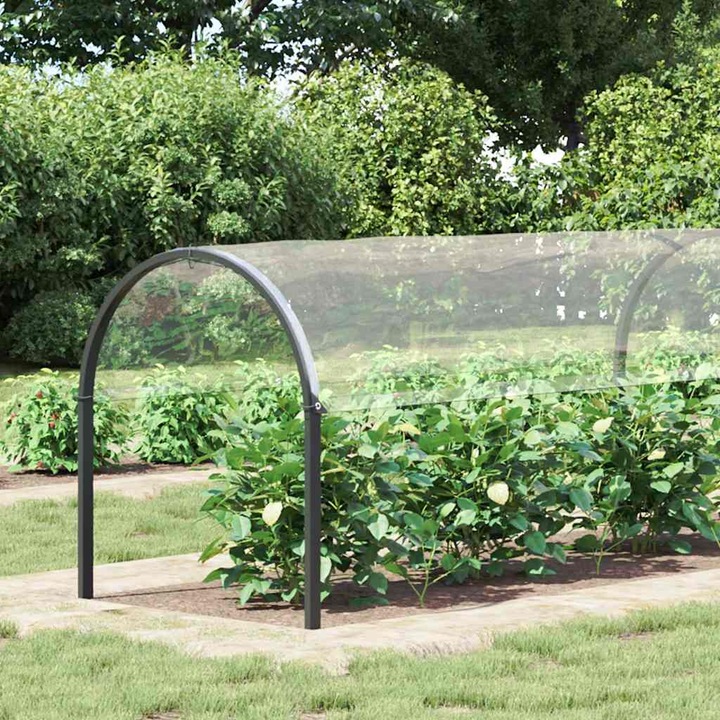 VidaXL átlátszó ponyva lyukasztóval 2x12 m PVC 4018598