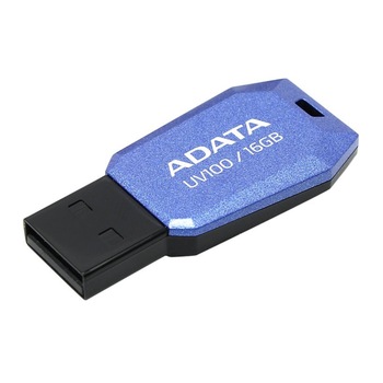 Memorie USB ADATA UV100, 16GB, USB 2.0, Albastru Memorie USB ADATA UV100, 16GB, USB 2.0, Albastru
