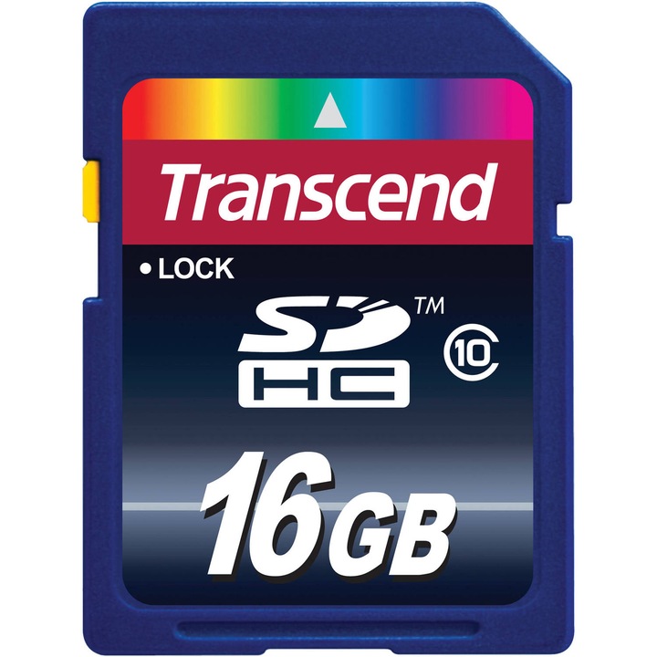 Card de memorie Transcend SDHC, 16GB, Class 10