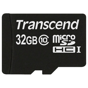 Card de memorie Transcend MicroSDHC, 32GB, Class 10 Card de memorie Transcend MicroSDHC, 32GB, Class 10