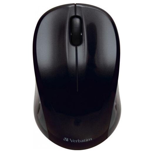 Mouse wireless Verbatim Go Nano,1600 dpi, USB, Negru
