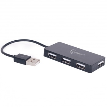 Hub USB Gembird UHB-U2P4-03, 4 porturi, USB 2.0 Hub USB Gembird UHB-U2P4-03, 4 porturi, USB 2.0