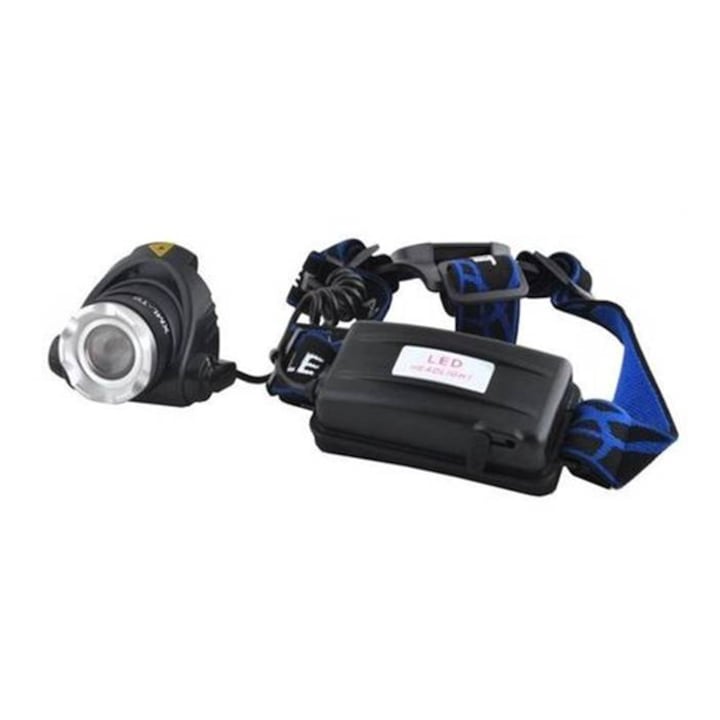 LED фенер за глава BAILONG, Влагоустойчив, Акумулаторни батериии, 2x18650, 10W