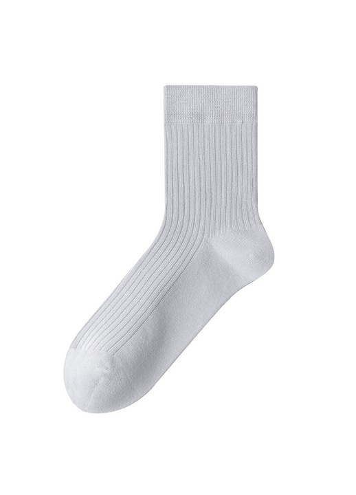 Sosete barbati, gri, bumbac pur, lungi, 40-44 EU