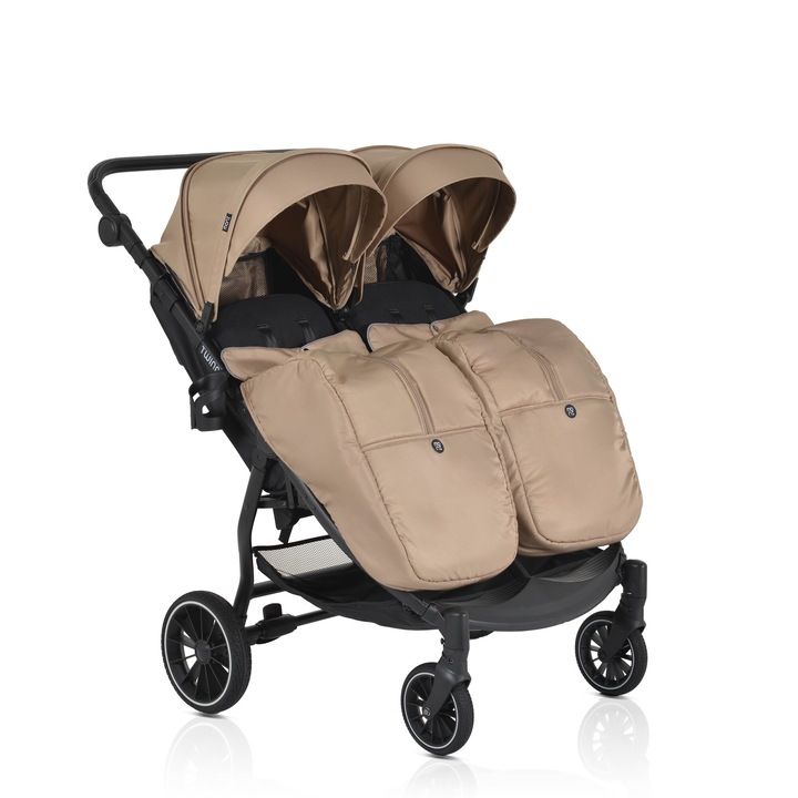 Количка за близнаци Moni, TwinGo Camel