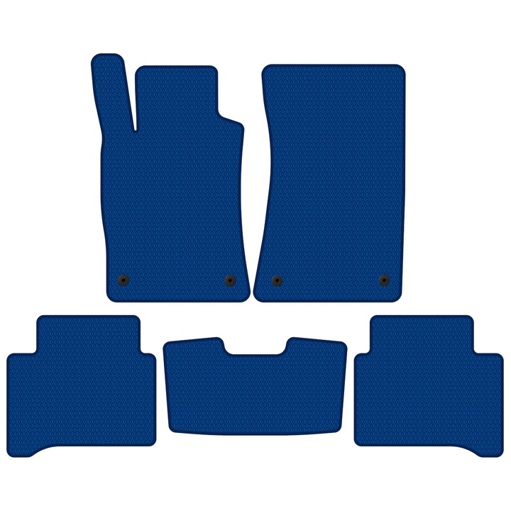 Set Covorase Auto dedicate Mercedes-Benz W211 III E-Class (2002-2009) Combi all seasons perfect compatibile, 5 piese, Albastru