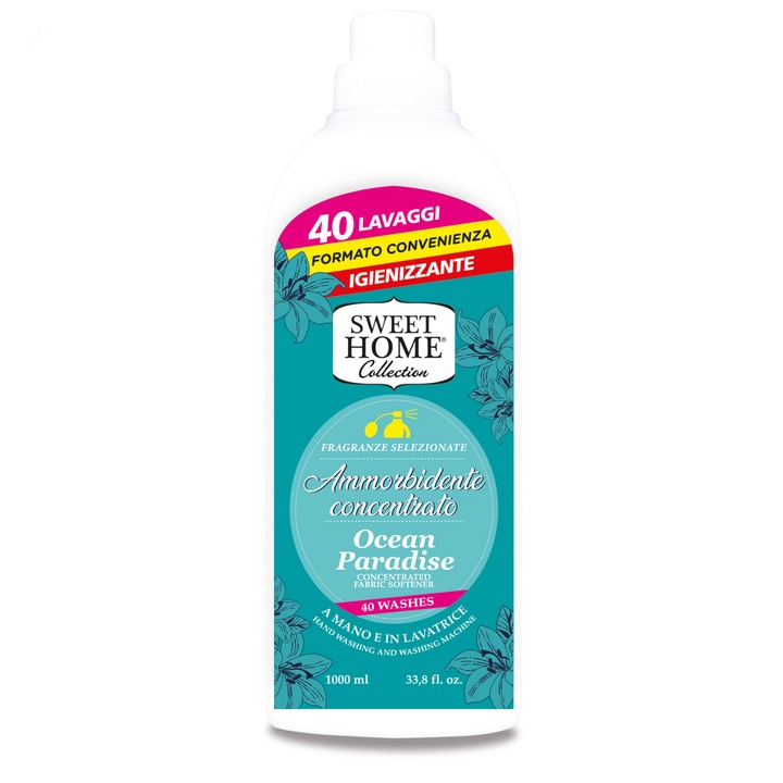 Balsam de rufe Sweet Home Ocean Paradise, 40 spalari, 1l