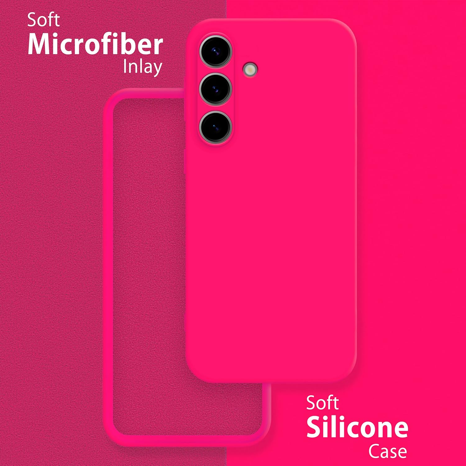Husa Soft Touch, slim, ALC Mobile, anti soc, compatibila cu Samsung Galaxy A16, Roz Aprins Tpu
