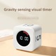 Timer vizual digital, Cronometru silentios pozitiv/numaratoare inversa, 60 minute, incarcabil, functie silentioasa, senzor de gravitate