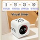 Timer vizual digital, Cronometru silentios pozitiv/numaratoare inversa, 60 minute, incarcabil, functie silentioasa, senzor de gravitate