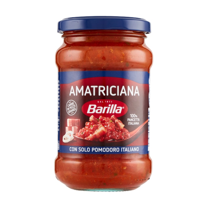 Sos de rosii cu bacon Amatriciana 300g Barilla