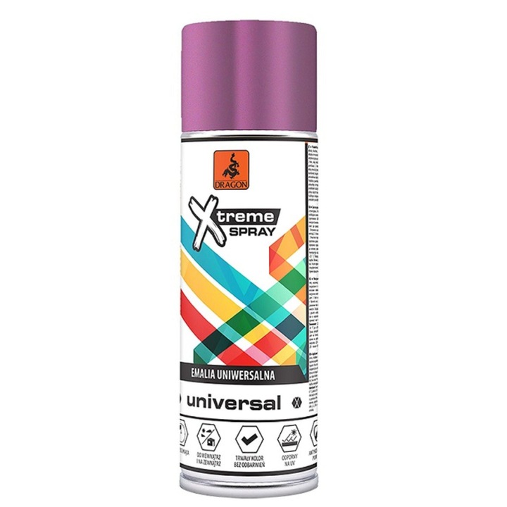 Dragon spray festék, univerzális, lila, fényes, 400 ml