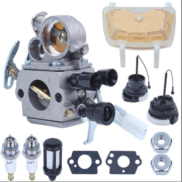 Kit Carburator, TopGearWorld®, Compatibil cu STIHL MS171 MS181 MS201 MS211 Inlocuieste Zama C1Q-S269, Zama C1Q-S123B cu Filtru de Aer 1139 120 16020