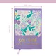 Caiet de notite pentru manualul de calatorie Vintage, lalea, violet