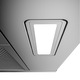 Декоративен абсорбатор FIREGAS ESD06S60AC, 400м3/ч, 3 скорости, LED осветление, Алуминиев филтър, с активен въглероден филтър, лесен за монтаж, 60 см, Неръждаема стомана