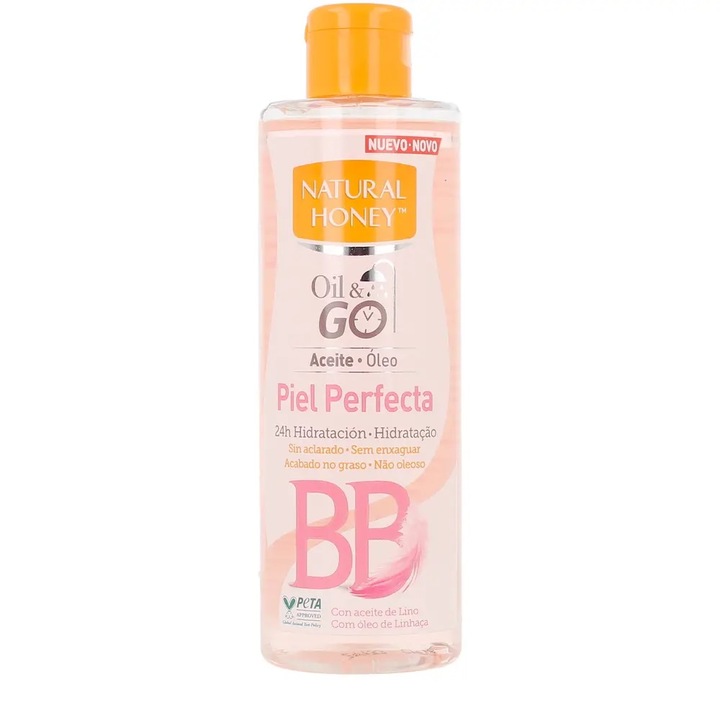 Овлажняващо и регенериращо масло за тяло, Natural Honey BB Rosa Mosqueta Oil & Go, 250 ml