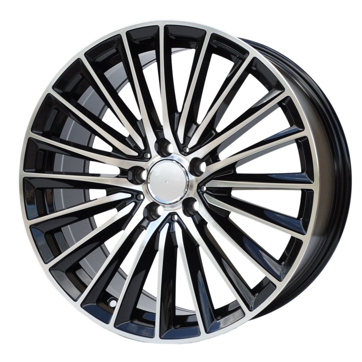 Set 4 jante aliaj PDW, 5909, 18x8 inch, 5x112, ET40, MBPC - machined black