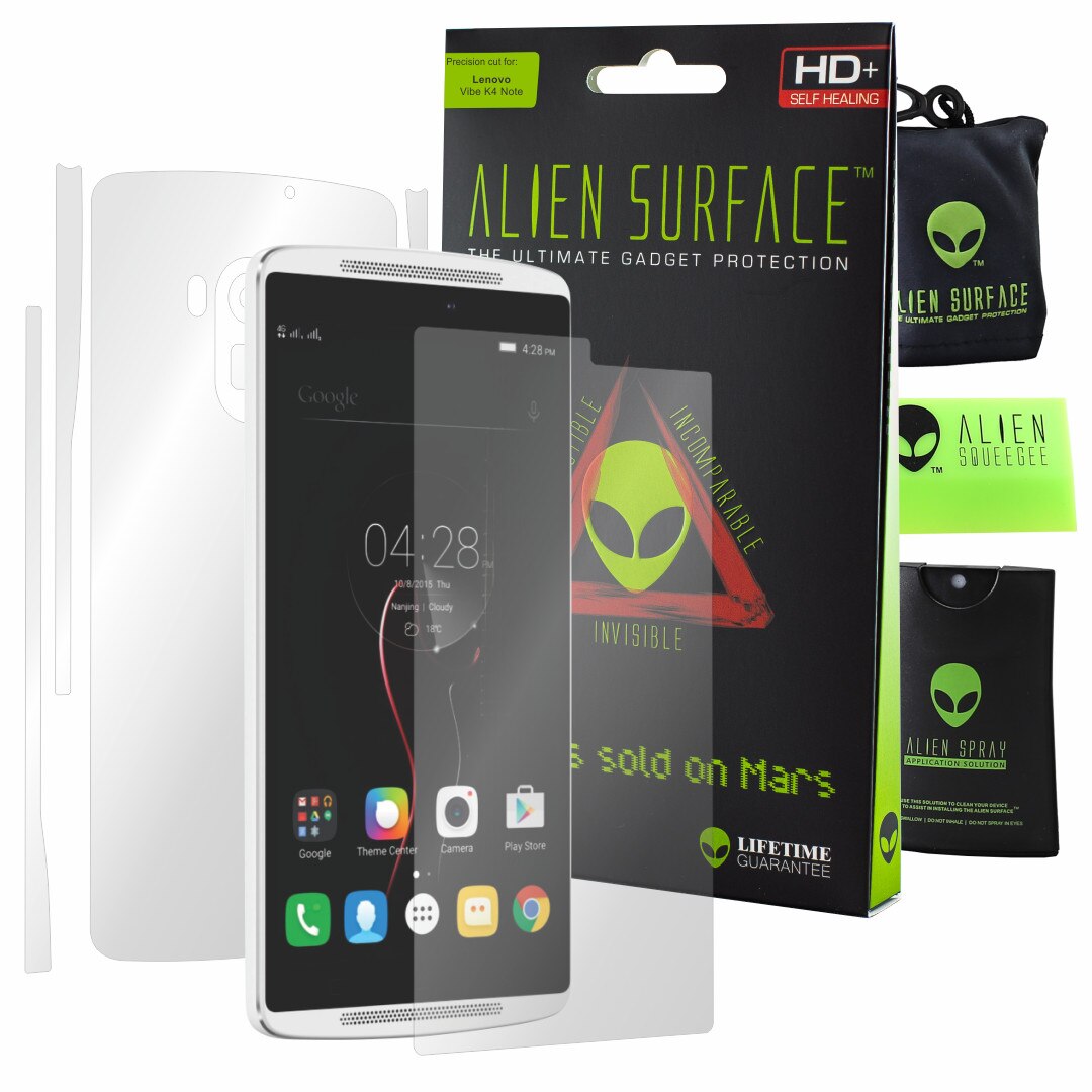 Folie Alien Surface HD, Lenovo Vibe K4 Note, protectie ecran, spate, laterale