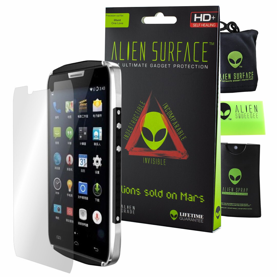 Folie Alien Surface HD, iHunt X200, protectie ecran + Alien Fiber cadou