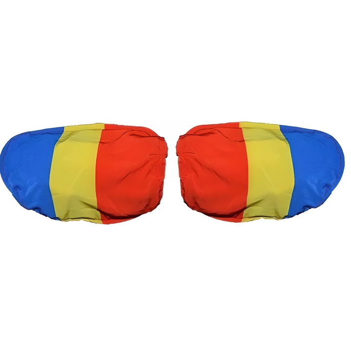 Huse tricolore pentru oglinzi auto, Set 2 bucati, 18 x 23 cm