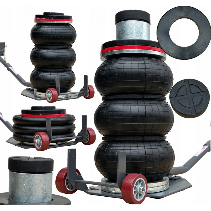 Cric pneumatic 3.5 Tone profesional cu perna de aer cu inaltator vulcanizare 14-50cm (BP-005)