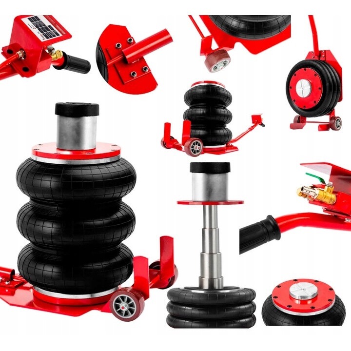 Cric pneumatic 3.5 Tone profesional cu perna de aer cu inaltator vulcanizare 14-50cm (LS-230)