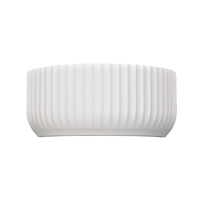 Стенна лампа Halcas, 1 x E27, L 31 см, бяла, IP20