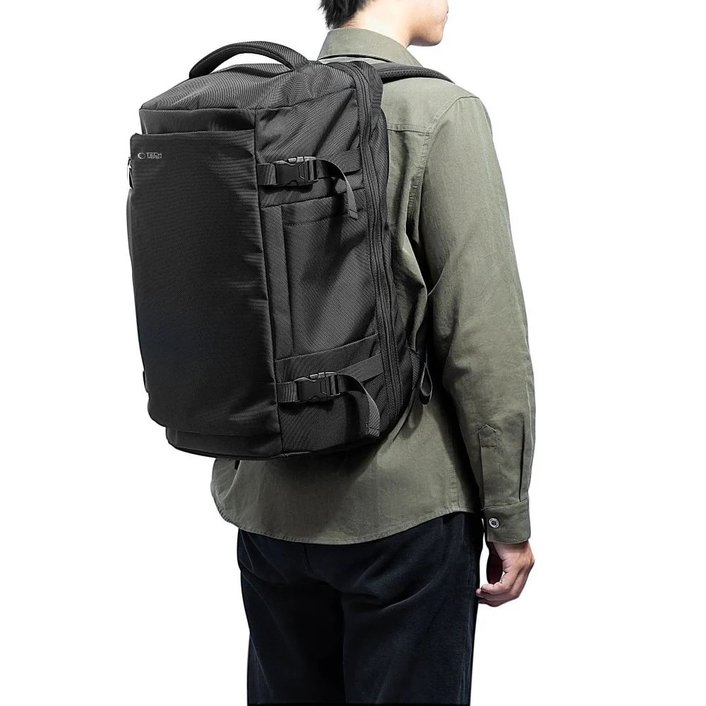 Rucsac pentru laptop si accesorii TECH-PROTECT Defender S40, Capacitate 40L, Negru