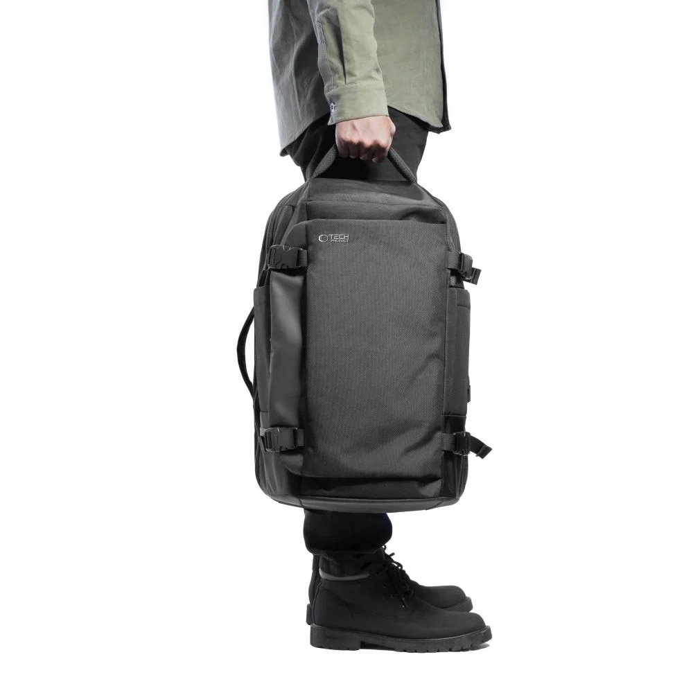 Rucsac pentru laptop si accesorii TECH-PROTECT Defender S40, Capacitate 40L, Negru