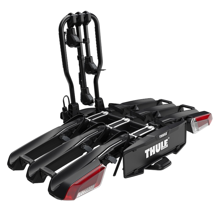 Suport pentru 3 biciclete, Thule EasyFold 3, cu prindere pe carligul de remorcare