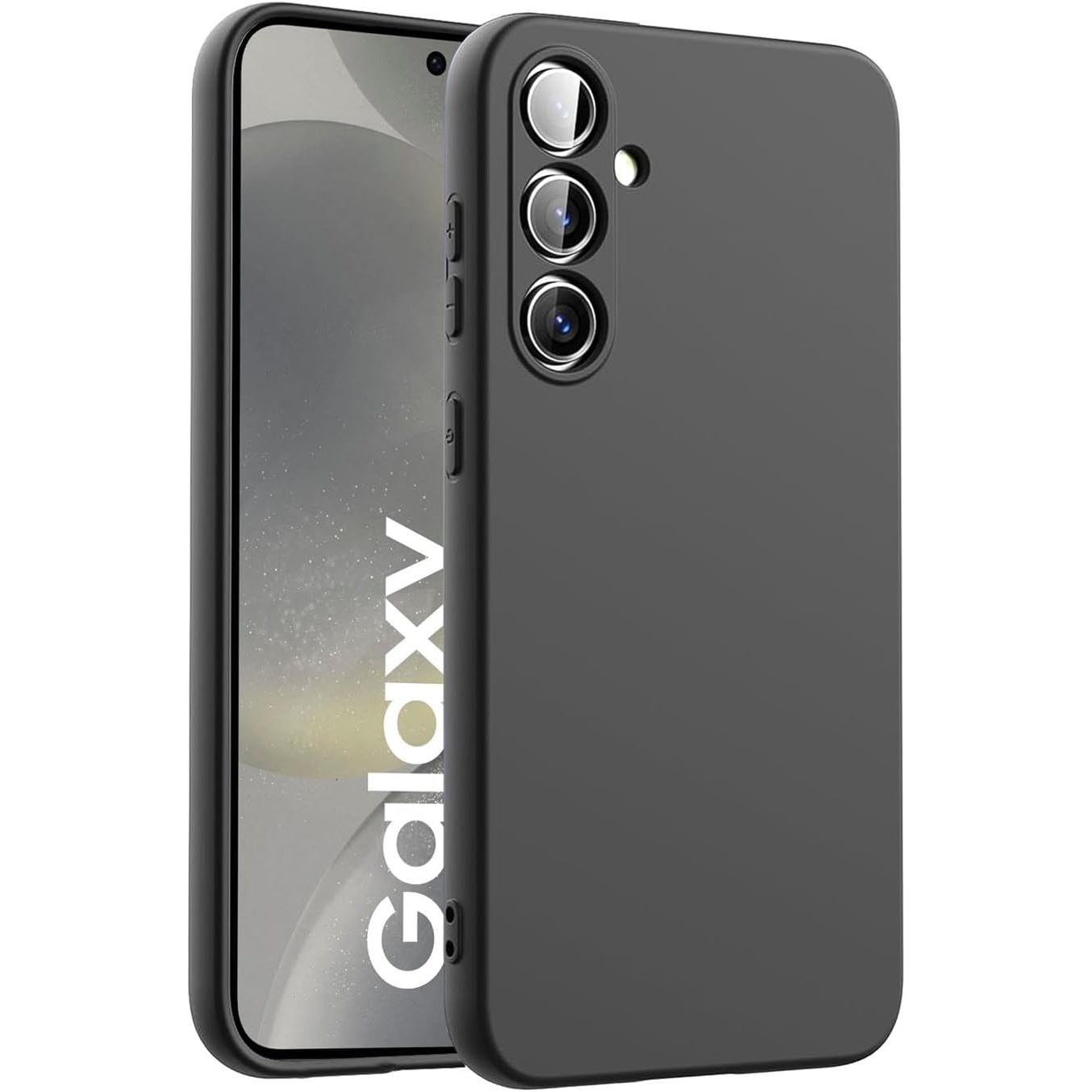 Husa Soft Touch, slim, ALC Mobile, anti soc, compatibila cu Samsung Galaxy S24 FE, Negru Tpu