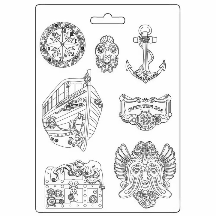 Set de artizanat, Stamperia, A4 - Songs of the Sea Above the Sea - K3PTA4567