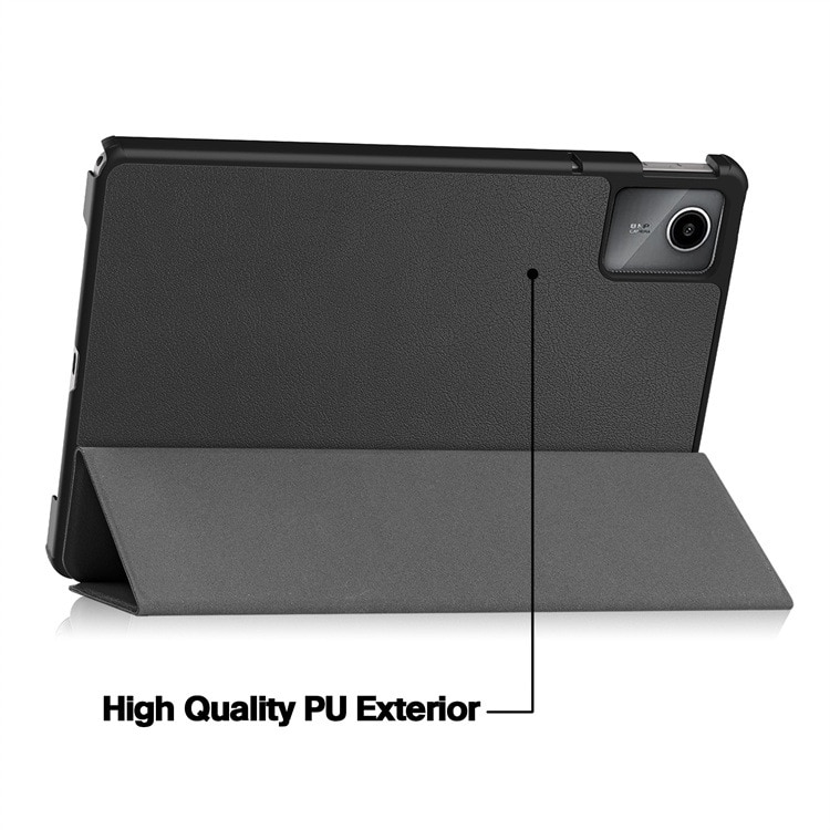 Carcasa de protectie pentru Lenovo Tab M11/Tab K11 LTE 11-inch 2024 TB330FU, suport subtire, carcasa de tableta Tri-Fold Hard Shell, suport auto Wake/Sleep, negru
