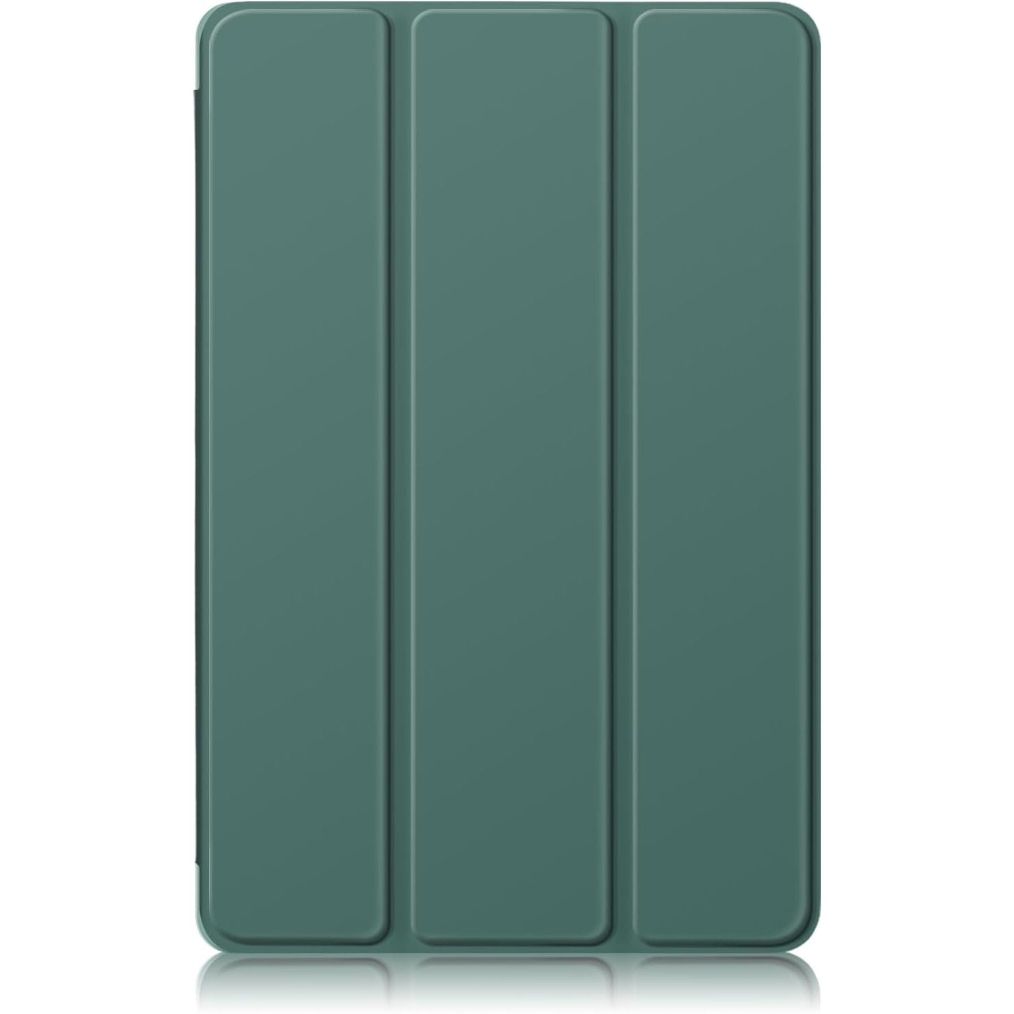 Carcasa de protectie pentru Lenovo Tab M11/Tab K11 LTE 11-inch 2024 TB330FU, suport subtire, carcasa de tableta Tri-Fold Hard Shell, suport auto Wake/Sleep, verde inchis