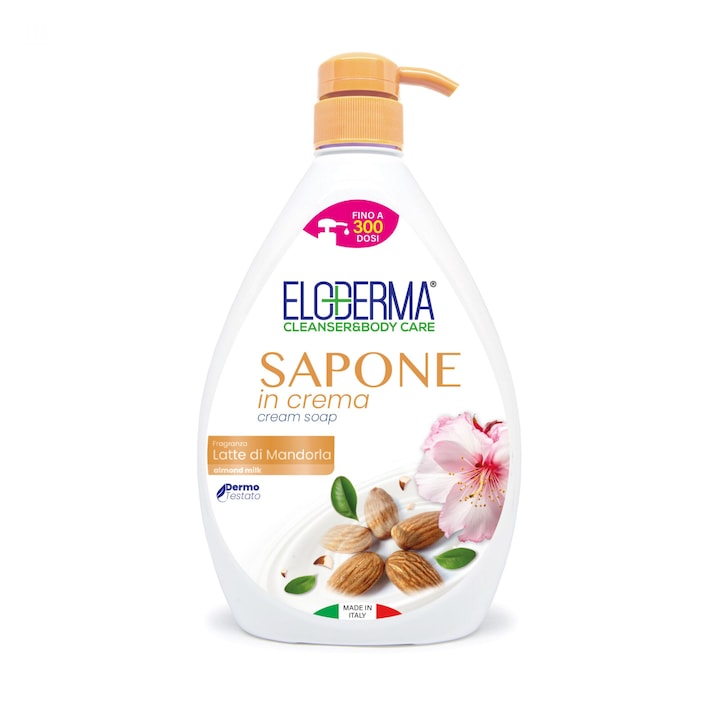 Sapun lichid Eloderma Lapte de Migdale, 1000ml