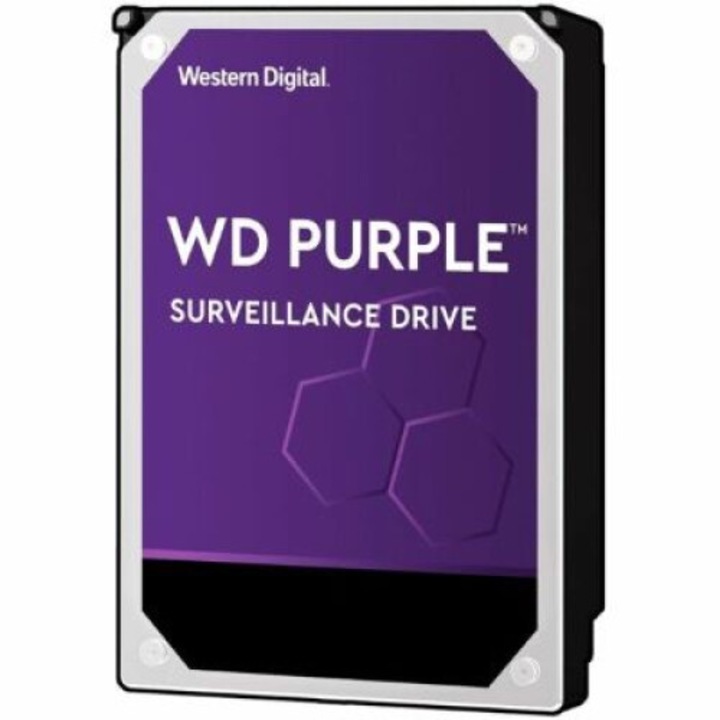 Твърд диск 12TB, Western Digital, Purple, 7200rpm, 6GB/S