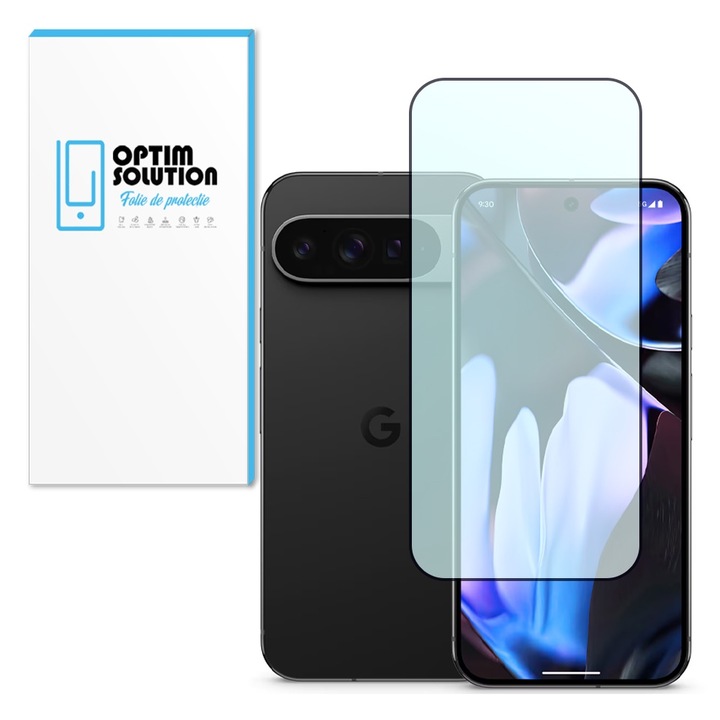 Gallant 5D edzett üvegfólia Google Pixel 9 Pro XL-hez, OPTIM MEGOLDÁS, Speciális érintésérzékenység, Éltől szélig terjedő burkolat, nagy felbontás, élénk színek, UHD tisztaság, optikai minőségű üveg, optimális védelem, eredeti vizuális élmény, fekete