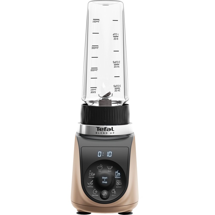 Блендер Tefal Blend Up BL190AF0, 1000 W, 0.85L, Импулсна функция, Бронз