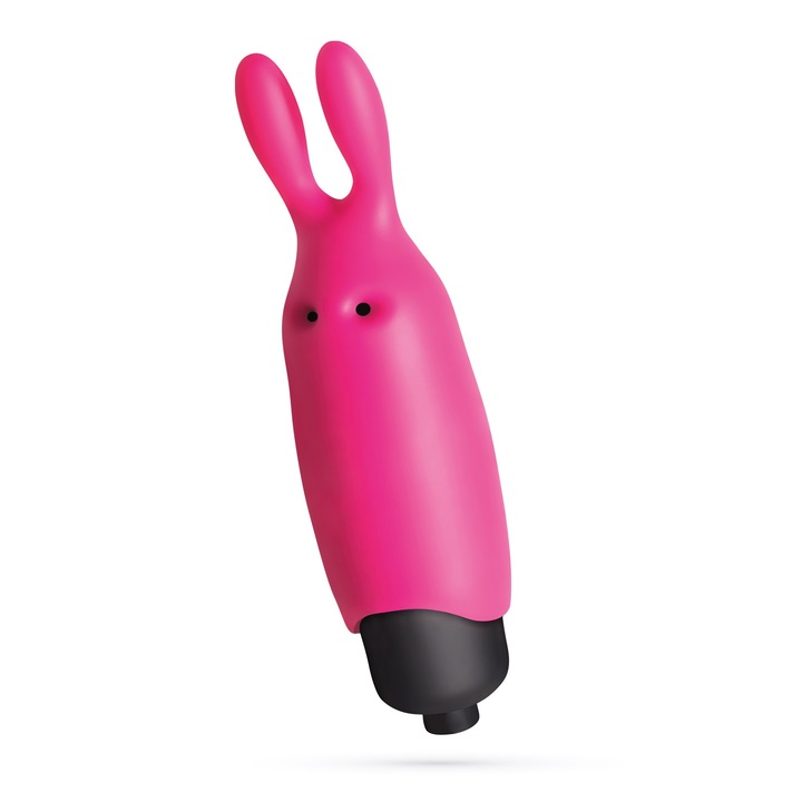 Vibrator Compact cu 10 Functii, Placere Personalizata, Crushious O-Pet Rabbit, Roz