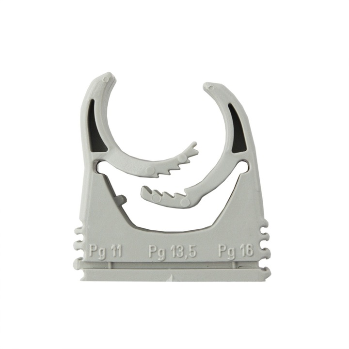 Cleme prindere Quick, 15-19 mm, albe (set 10 buc)