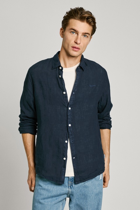 Pepe Jeans London, Ленена риза, Ултрамарин синьо