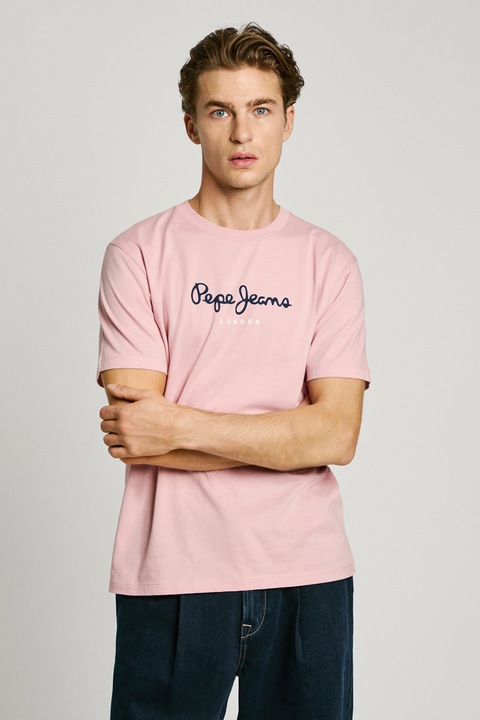 Pepe Jeans London, Eggo pamutpóló, Lazacszín